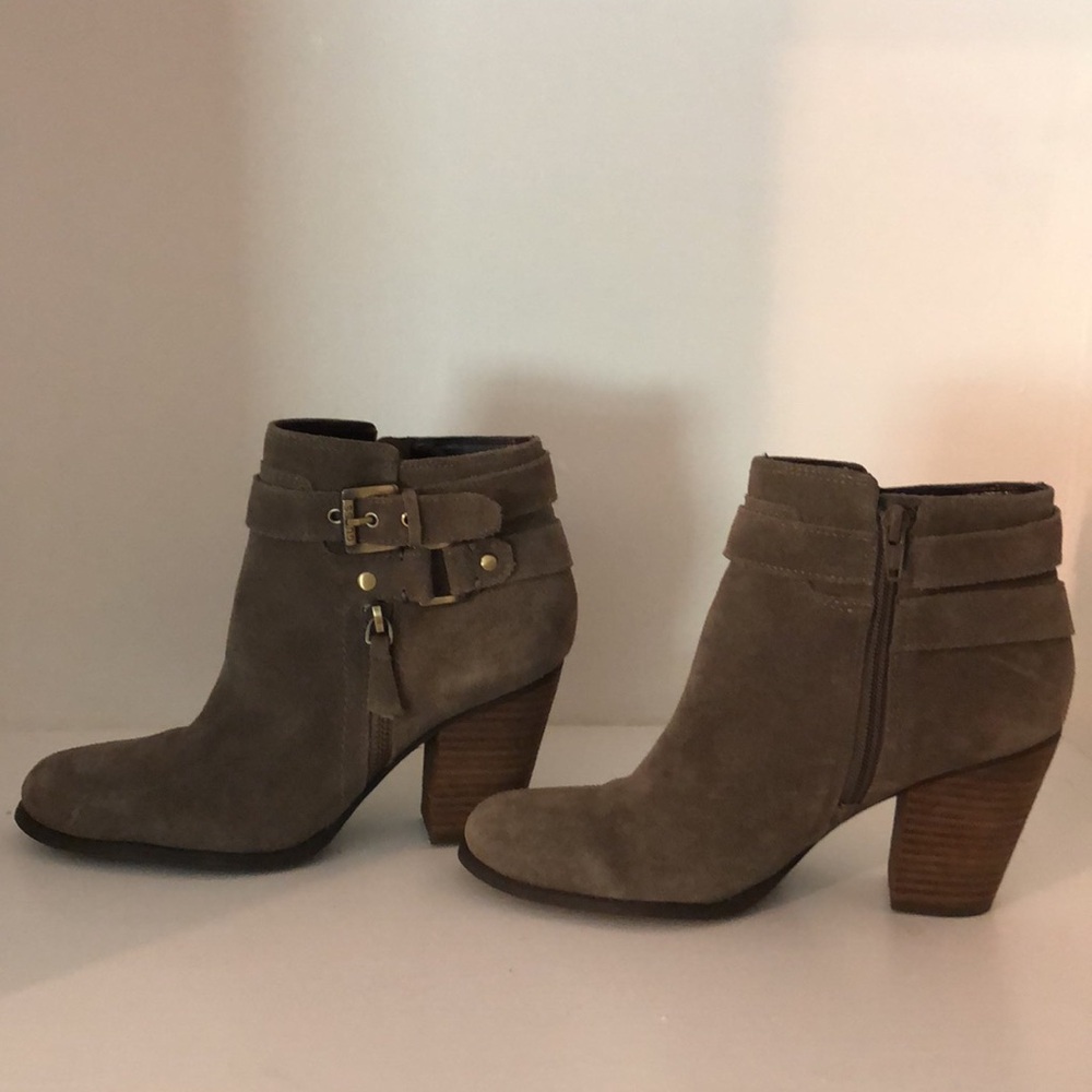 GUESS Floora Suede Ankle Boots - Picture 8 of 10